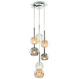 PDC 4020-7 ΚΡΕΜΑΣΤΟ ΠΟΛΥΦΩΤΟ ΦΩΤΙΣΤΙΚΟ ARlight ΜΕ ΓΥΑΛΙΝΑ ΜΕΡΗ ΣΦΑΙΡΙΚΟΥ ΣΧΗΜΑΤΟΣ (7 ΛΑΜΠΤΗΡΕΣ)