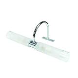 Επιτοίχιο φωτιστικό από χρώμιο μέταλλο και αμμοβολή γυαλί 2XG9 D:31,5cm (1046-Χρώμιο)