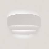 Επιτοίχιο φωτιστικό λευκό από γύψο 1XE14 D:29cm (43388)