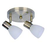 Επιτοίχιο σποτ από μέταλλο σε οξυντέ απόχρωση 2XE14 D:20cm (9064-2Φ-Οξυντέ)