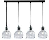 Φωτιστικό Πολύφωτο 4φ Μέταλλο/Γυαλί Ε27