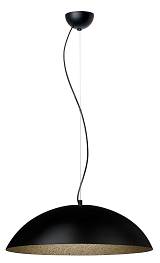 Φωτιστικό μονόφωτο Plexiglass  μαύρο/χρυσό  3χΕ27 Φ47