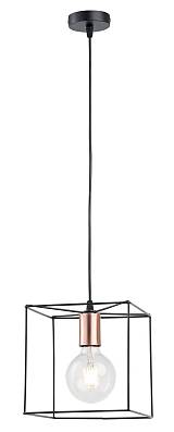 Φωτιστικό μονόφωτο μέταλλο μαύρο Ε27 Φ20