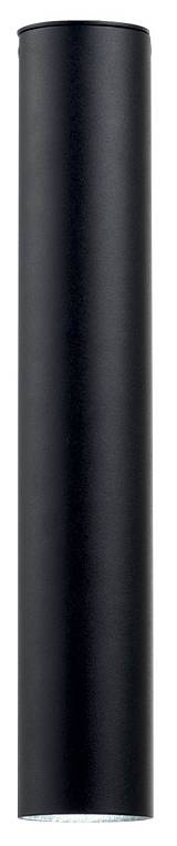 Φωτιστικό μονόφωτο οροφής αλουμίνιο στρογγυλό μαύρο GU10 Φ6