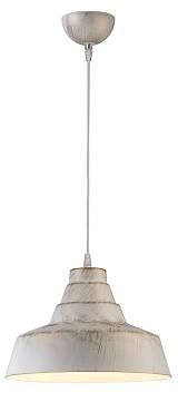 Φωτιστικό μονόφωτο αλουμίνιο λευκό/πατίνα χρυσή Ε27 Φ30