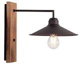 Απλίκα Ξύλο/Μέταλλο σκουριά Ε27