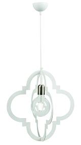 Φωτιστικό μονόφωτο μέταλλο λευκό Ε27 Φ45