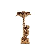 JAVAN ΚΗΡΟΠΗΓΙΟ POLYRESIN ΧΡΥΣΟ 14,5x14,2xH31,5cm