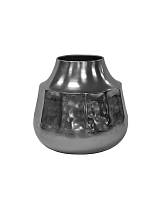 Βάζο μεταλ.ασημί 23Χ21