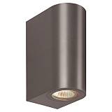 ΑΠΛΙΚΑ ΤΟΙΧΟΥ UP-DOWN ΟΒΑΛ GU10 IP54 ΓΡΑΦΙΤΗΣ