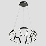 ΦΩΤΙΣΤΙΚΟ ΚΡΕΜΑΣΤΟ ΣΤΡΟΓΓΥΛΟ LED 60W  ΜΑΥΡΟ