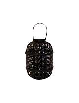 Φανάρι bamboo μαύρο μεταλ.φάσα Φ27Χ38