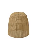 Φωτιστικό καπέλο οροφής rattan εκρού 45Χ45