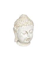 Κεφάλι Βούδα κεραμ.λευκό  χρ. 25εκ.