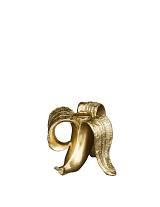 Κηροπήγιο κεραμ.χρυσό σχ.μπανάνα 10,5εκ.