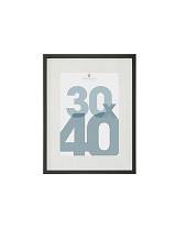 Κορνίζα ξυλ.μαύρη 30Χ40