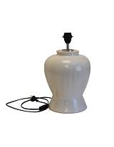 Λάμπα επιτ. HILTON EGYPT κεραμ.χειροποίητη white