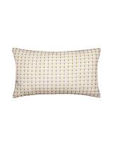 Μαξιλάρι βελουδ.εκρού με σχέδιο 50Χ30