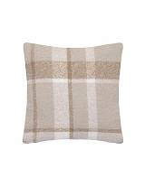 Μαξιλάρι καρώ εκρού 45Χ45