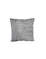 Μαξιλάρι stripes μαύρο 45Χ45
