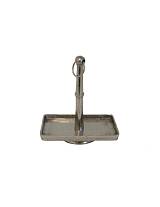 Πιατέλα σερβιρ.ασημί μεταλ. 21Χ13Χ23