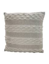Μαξιλάρι βαμβ,45Χ45 εκρού ριγέ