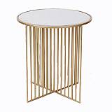 ΤΡΑΠΕΖΑΚΙ ΣΑΛΟΝΙΟΥ ΜΕ ΚΑΘΡΕΦΤΗ ΜΕΤΑΛΛΙΚΟ