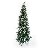 ΔΕΝΤΡΟ ΕΛΑΤΟ ΒΟΥΚΟΥΡΕΣΤΙ, ΧΙΟΝΙΣΜΕΝΟ ΜΕ ΛΕΥΚΑ BERRY, 210cm
