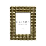 CUBIQUE ΚΟΡΝΙΖΑ POLYRESIN ΓΥΑΛΙ ΧΡΥΣΟ ΑΝΤΙΚΕ 21x2xH25cm