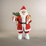 ΑΓΙΟΣ ΒΑΣΙΛΗΣ ΚΟΚΚΙΝΟΣ, ΜΕ ΛΕΥΚΟ ΓΟΥΝΑΚΙ, 80cm