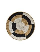 Πιατέλα ψάθινη τοίχου 3χρωμη Φ35Χ4