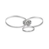 Φωτιστικό  οροφής LED 75W 3CCT (by switch on base) 6094-A-Silver