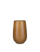 Βάζο κεραμ.GABRIEL ώχρα 21Χ35