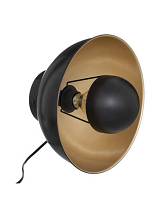 Φωτιστικό τοίχου μεταλ.μαύρο/χρυσό Φ29