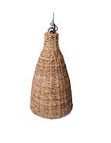 Φωτιστικό οροφής χωνί ψάθινο ABACA Φ62Χ91