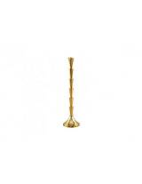 Κηροπήγιο μονόκερο αλουμ.χρυσό 39εκ.