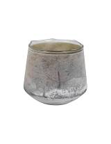 Κηροπήγιο ποτήρι καφέ Φ14 Η13cm