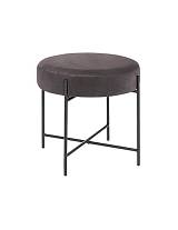 Σκαμπώ βελουδ.ARTY γκρι χρ.