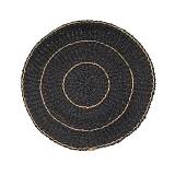 JABBAR NEGRO DECO ΤΟΙΧΟΥ SEAGRASS ΜΑΥΡΟ ΦΥΣΙΚΟ 61x61xH7cm JABBAR NEGRO DECO ΤΟΙΧΟΥ SEAGRASS ΜΑΥΡΟ ΦΥΣΙΚΟ 61x61xH7cm