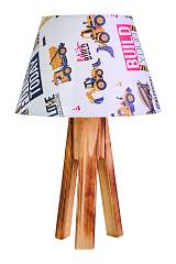 Φωτιστικό πορτατίφ παιδικό αμπαζούρ  φορτηγό Ε27 Φ20