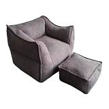 SPONGE ΠΟΛΥΘΡΟΝΑ SET ΓΚΡΙ ΣΚΟΥΡΟ 95x102xH73cm