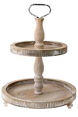 ΞΥΛΙΝΟ ΣΤΑΝΤ ΔΙΠΛΟ ΜΕ ΒΑΣΗ 36Χ46ΕΚ