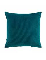 Μαξιλάρι βελούδινο πετρόλ 50x50cm
