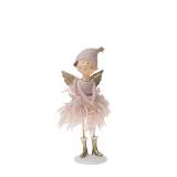 ΧΡΙΣΤΟΥΓΕΝΝΙΑΤΙΚΟ ΔΙΑΚΟΣΜΗΤΙΚΟ ΑΓΓΕΛΑΚΙ ΡΟΖ  10Χ8Χ20ΕΚ