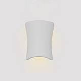 Inlight Επιτοίχιο φωτιστικό λευκό από γύψο 1XE14 D:21,5cm (43053-White)