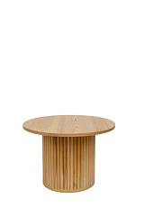 ΤΡΑΠΕΖΙ ΣΤΡΟΓΓΥΛΟ ΚΑΦΕ  50Χ35 ΥΨΟΣΕΚ