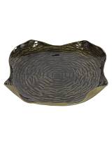 Πιατέλα μεταλ. Μαύρη Φ20,5 Η4cm