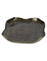 Πιατέλα μεταλ. Μαύρη Φ29 Η4cm