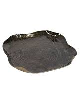 Πιατέλα μεταλ. Μαύρη Φ38 Η4cm