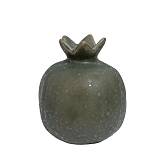 ΡΟΔΙ ΚΕΡΑΜΙΚΟ ΓΚΡΙ-ΛΑΔΙ ΣΤΑΜΠΩΤΟ ΜΕΣΑΙΟ - 9x10cm